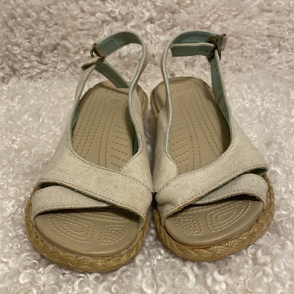 Crocs Wedge Heel Sandals - Picture 2 of 8
